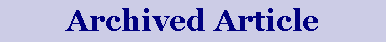 Text Box: Archived Article