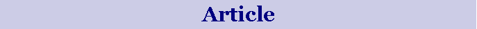 Text Box: Article